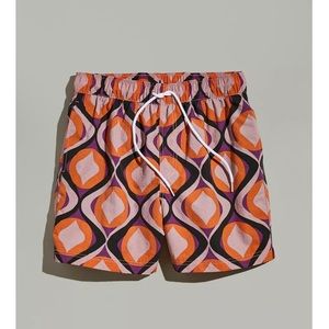 Urban outfitters 70s Geo print swim short